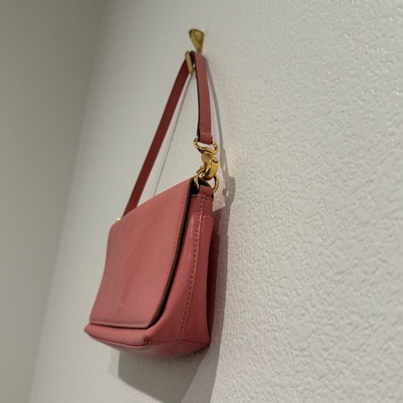 Kate Spade Pink Leather Pochette Wristlet Bag Susanna Spring Easter - Picture 12 of 16